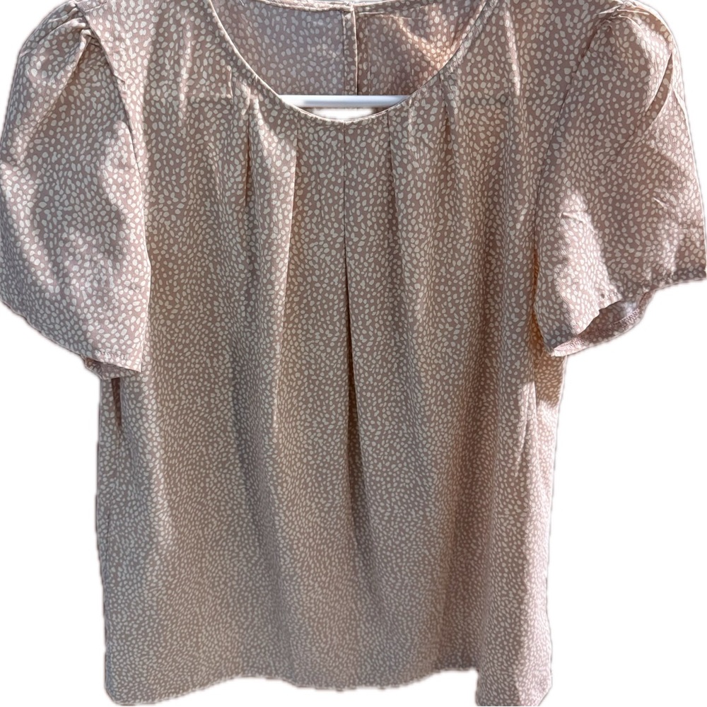 SHEIN Pink Patterned Blouse